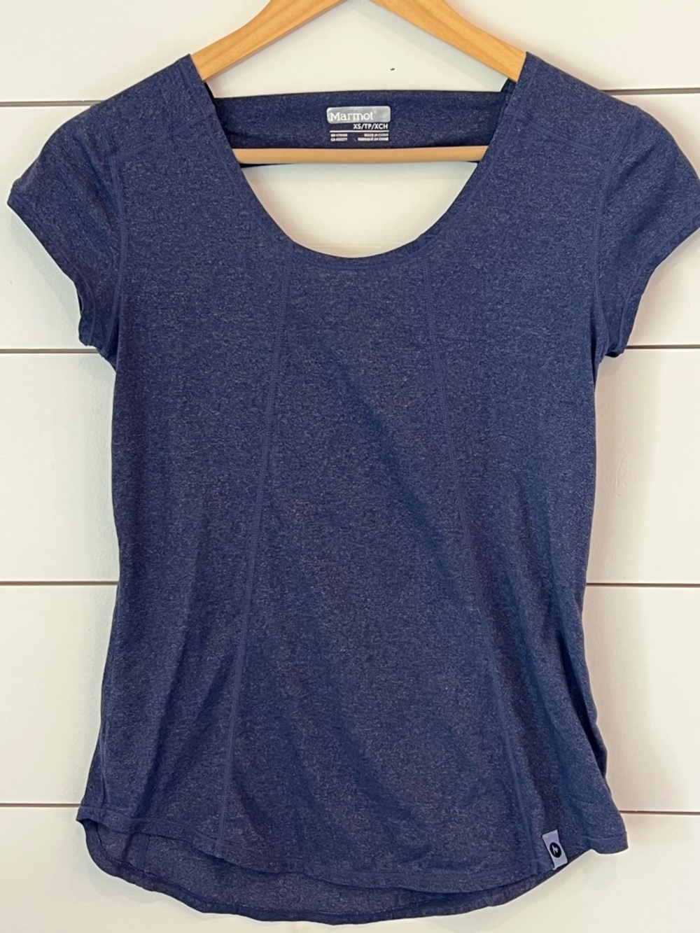 Marmot Women's Dark‎ Navy Scoop Neck Short-Sleeve Tee